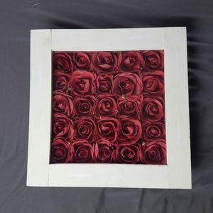 Shadowbox Red Paper Roses Glass Frame 25 Nordstrom